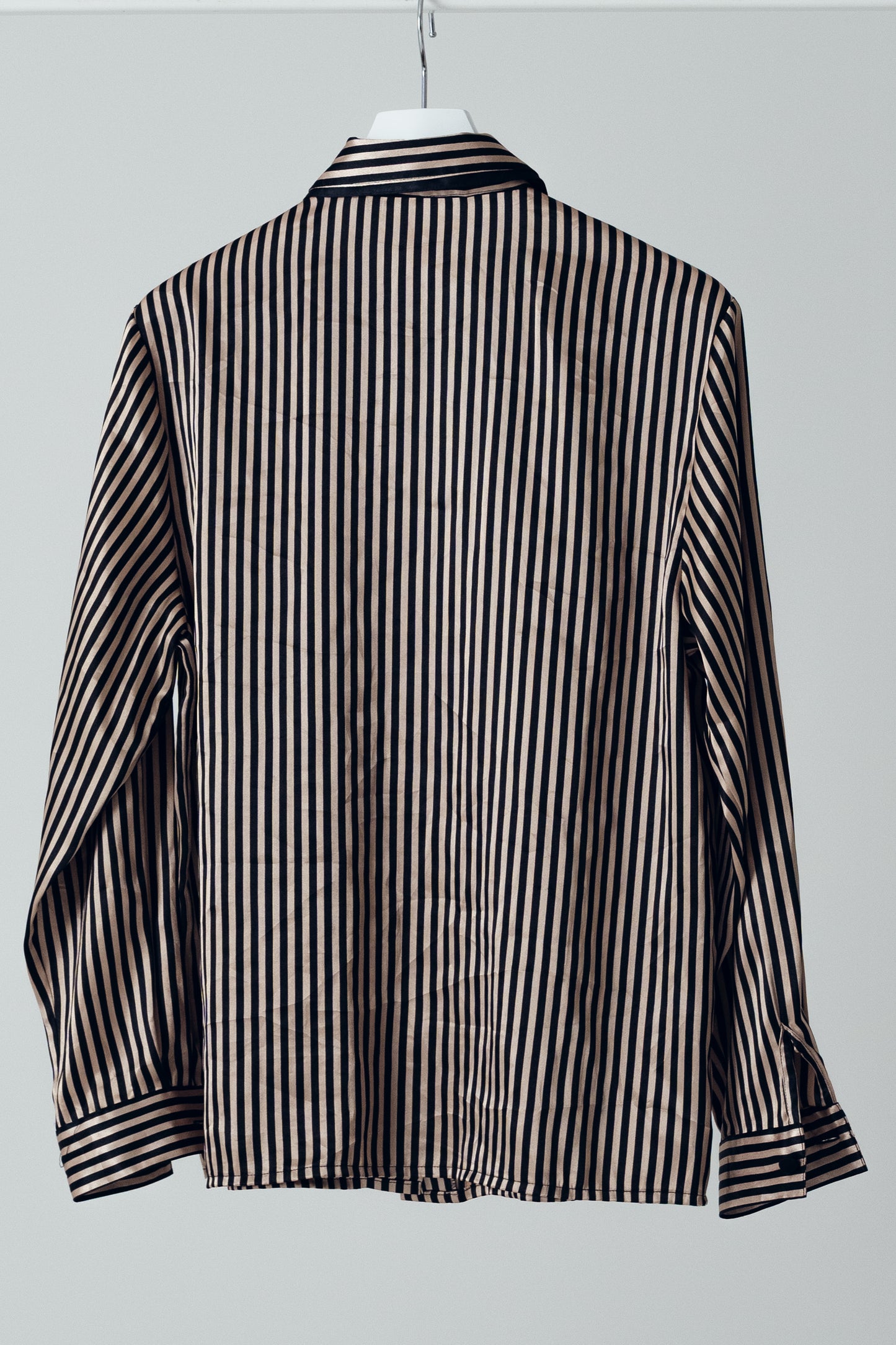 Stripes satin shirts