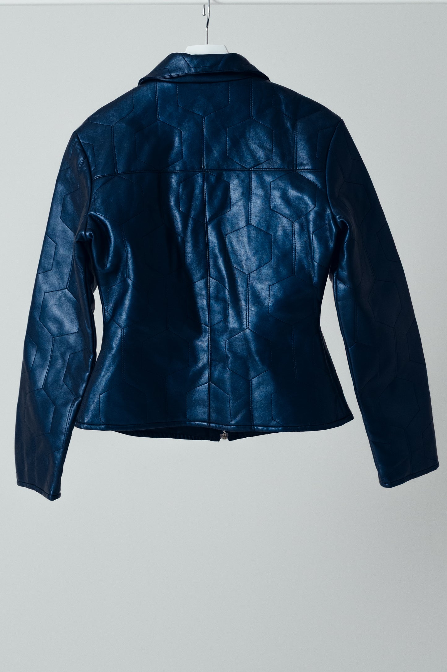 Quilted leather jacket