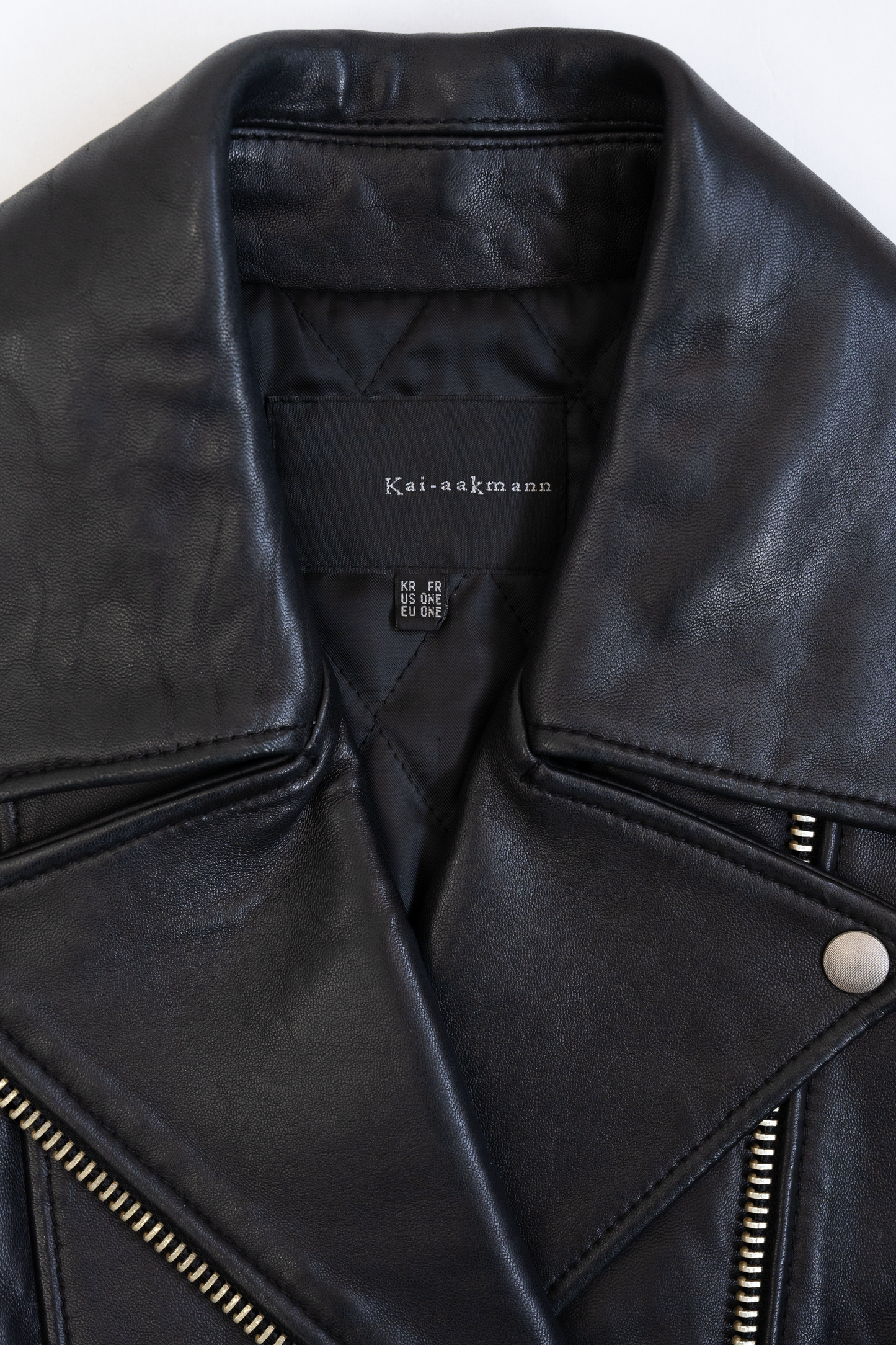 KAI-AAKMANN / PATTERN LEATHER JACKETS