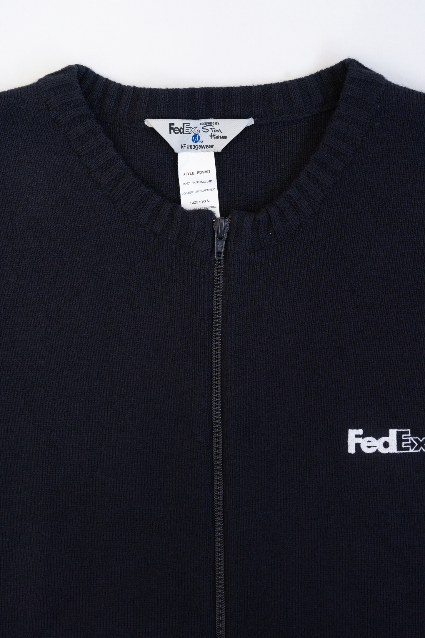 FEDEX / ACRYLIC ZIP SHIRT