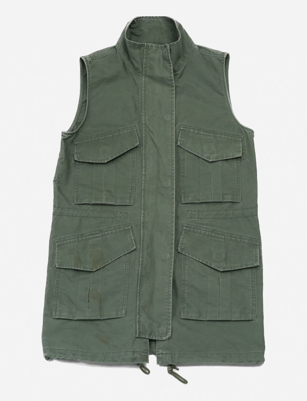 ABERCROMBIE & FITCH / MILITARY SLEEVELESS JACKET