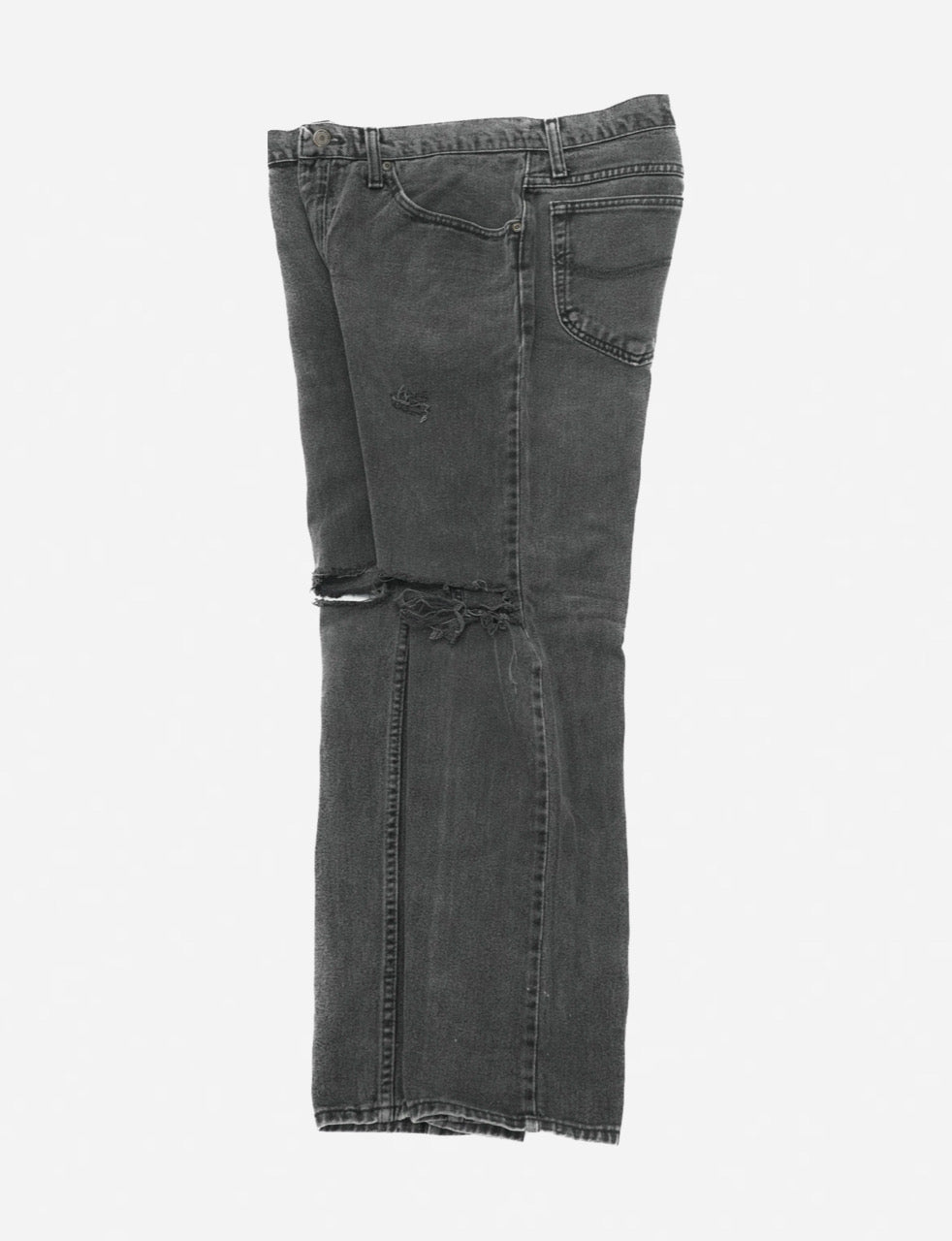LEE DAMAGE BLACK DENIM PANTS