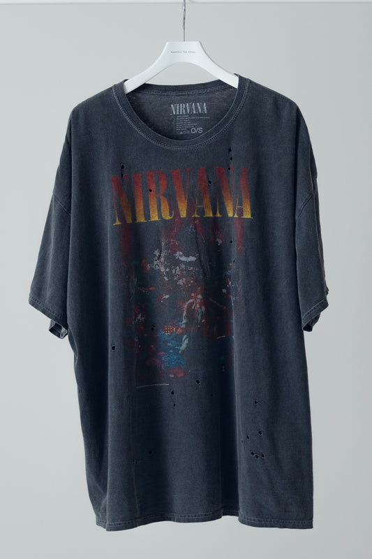 NIRVANA damage T-shirts
