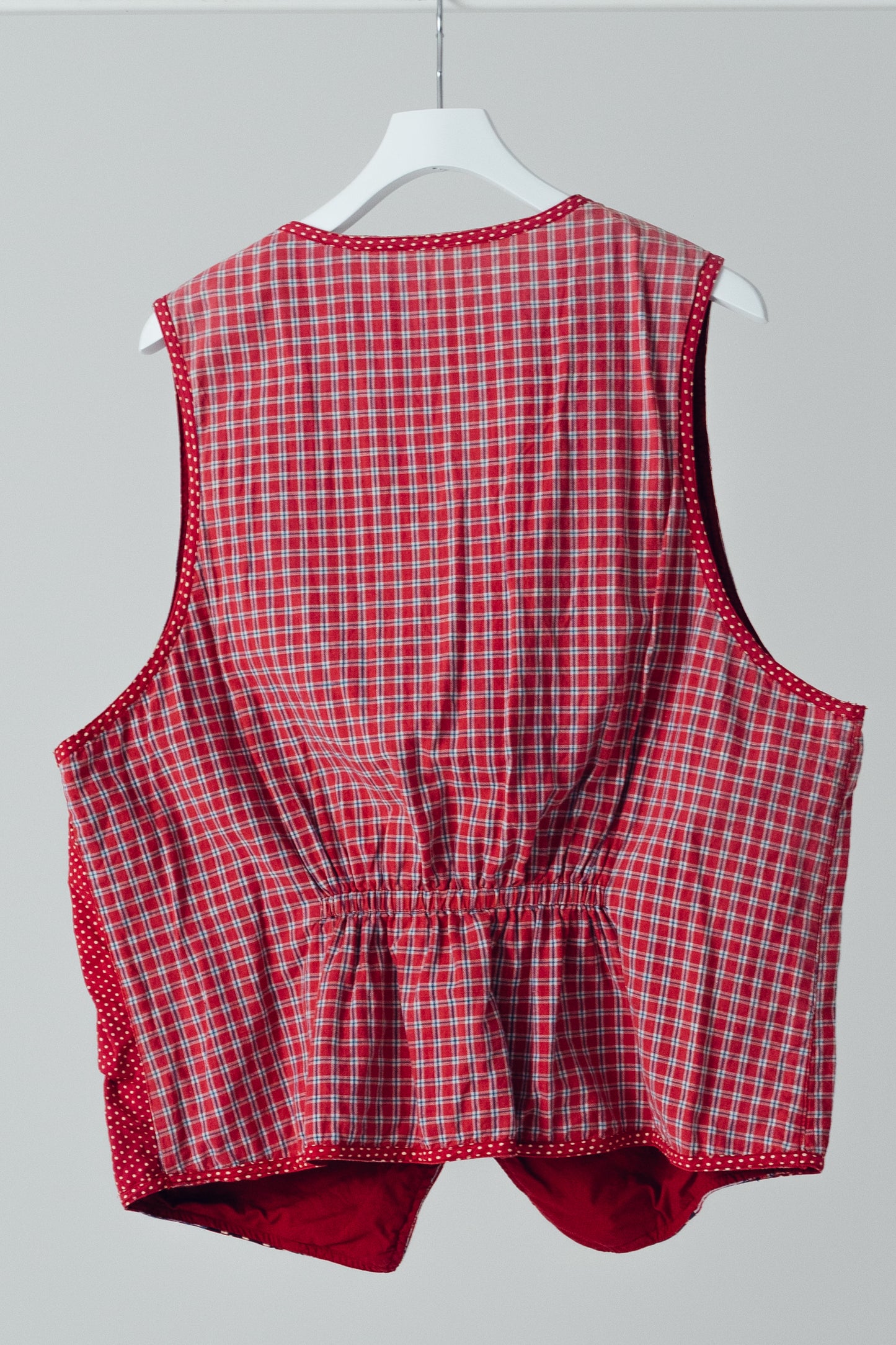 Polkadots&Plaid vest
