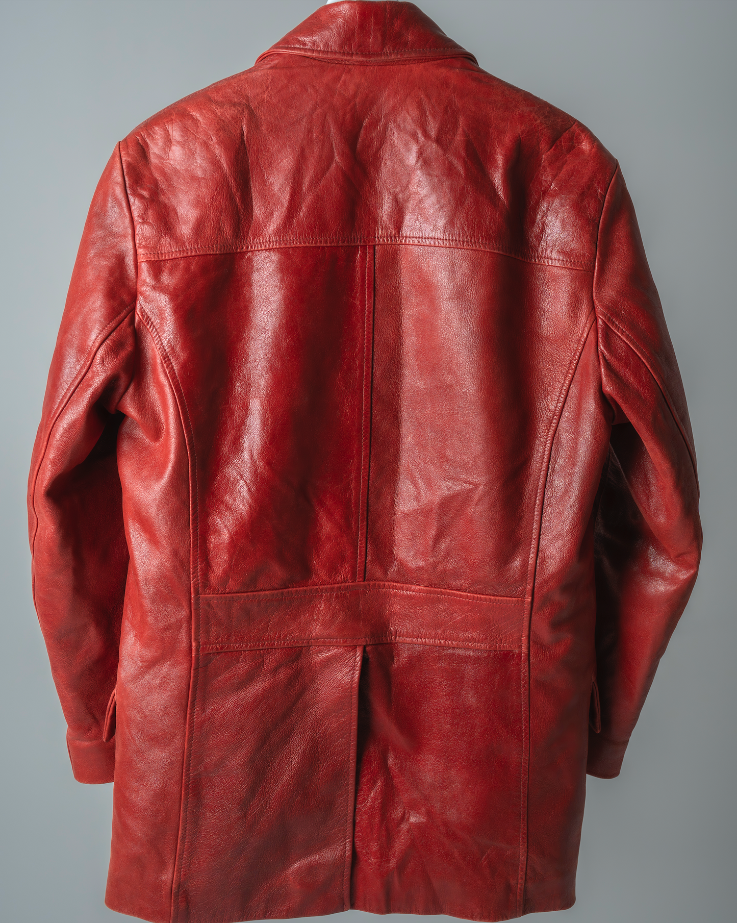 ［EU］moto Red leather jacket