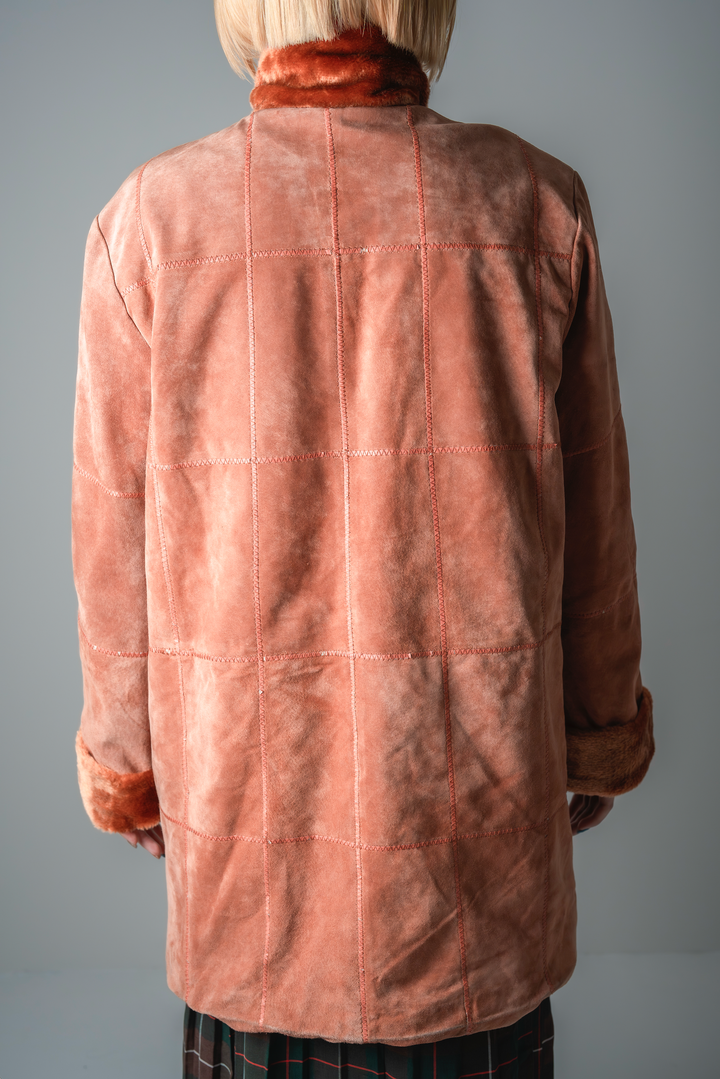 ［EU］fur mix overcoat