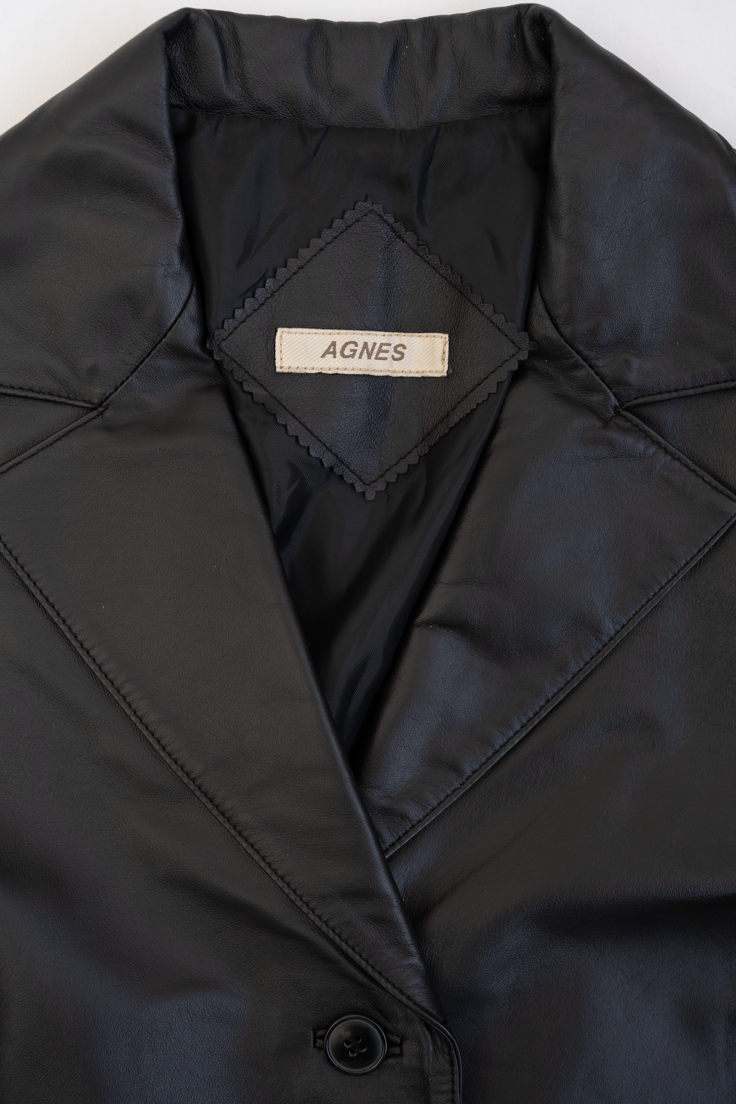 AGNES / LEATHER LONG JACKETS