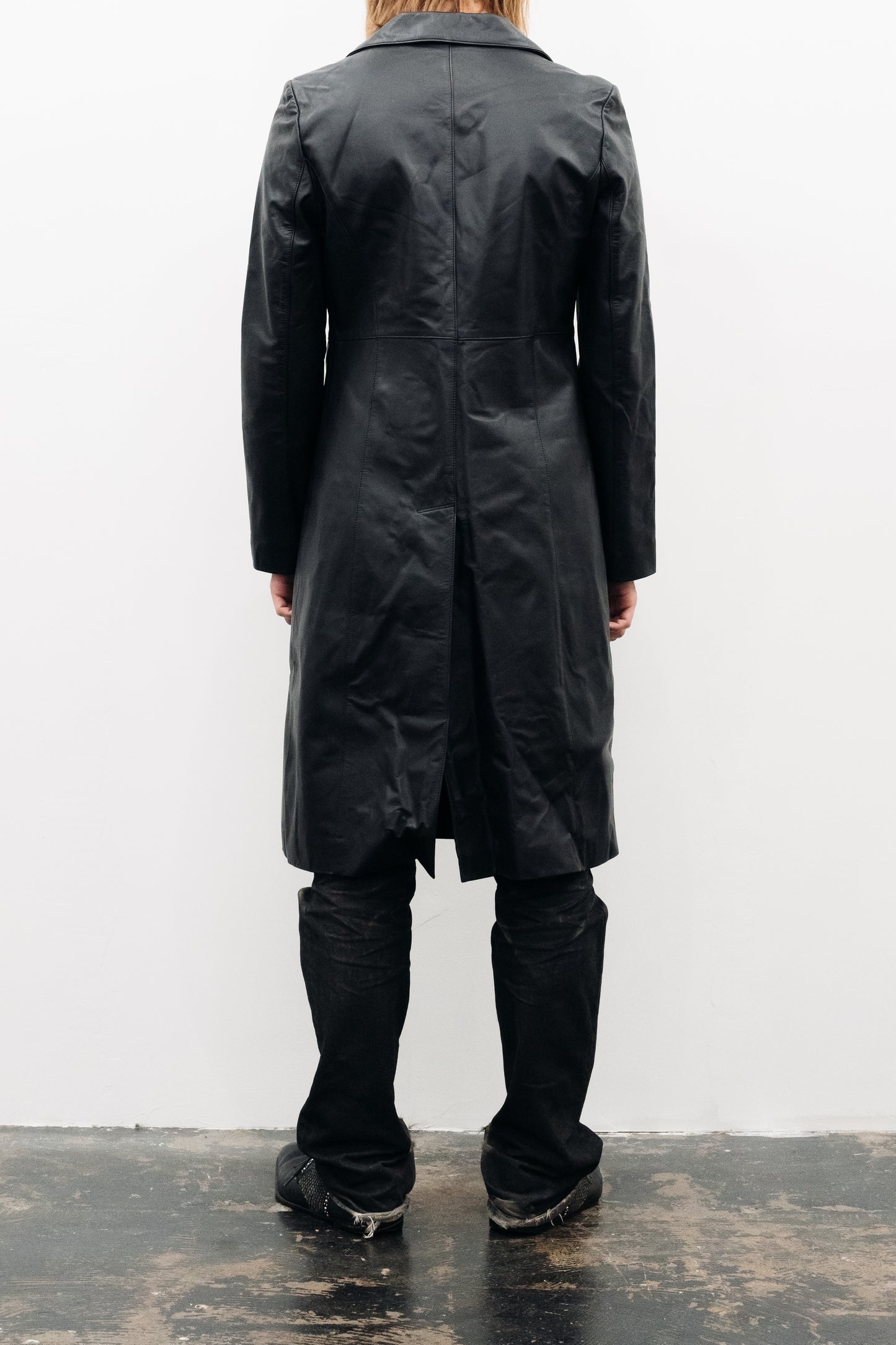 AGNES / LEATHER LONG JACKETS