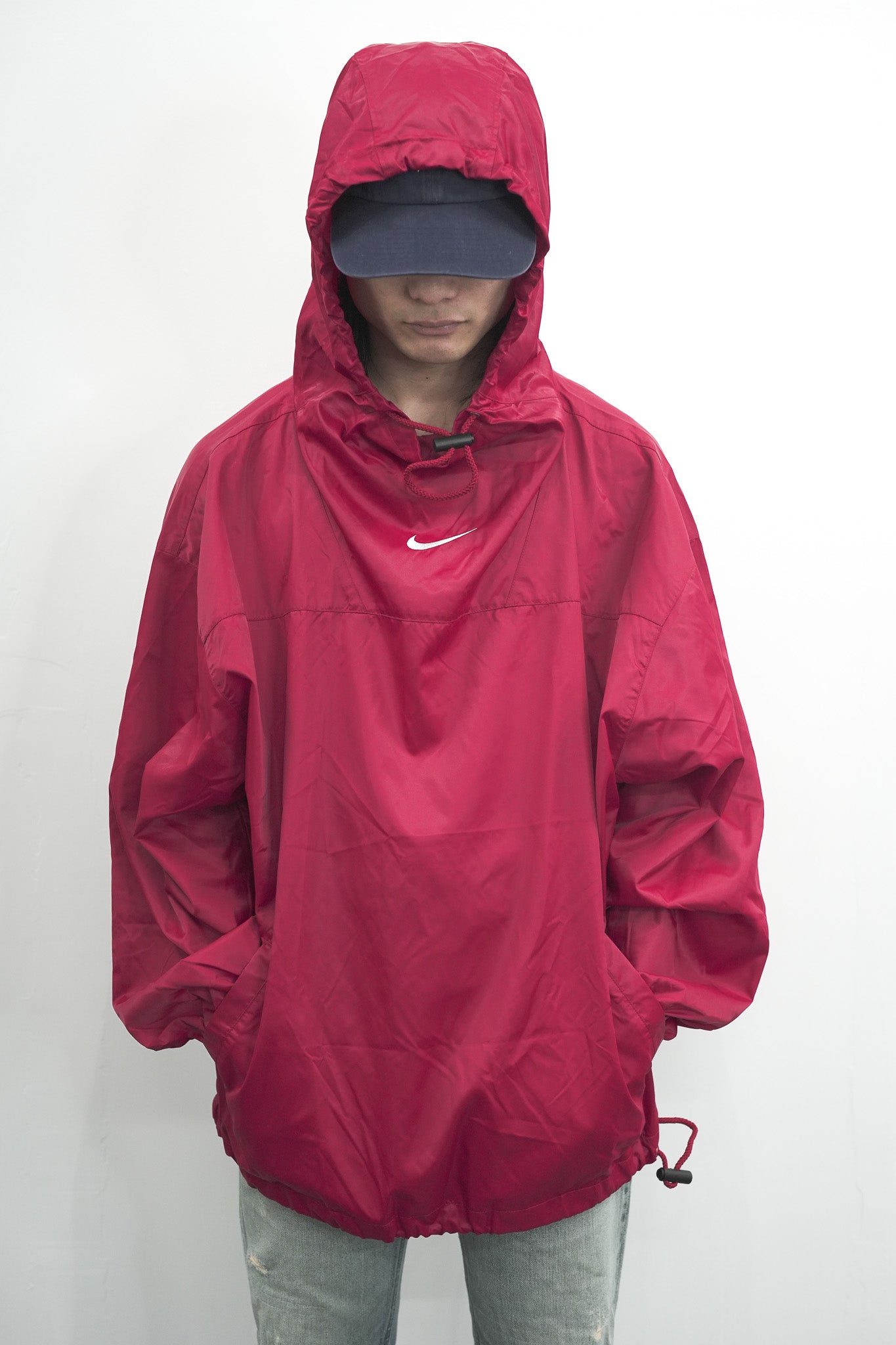 NIKE NYLON HOOD JACKET